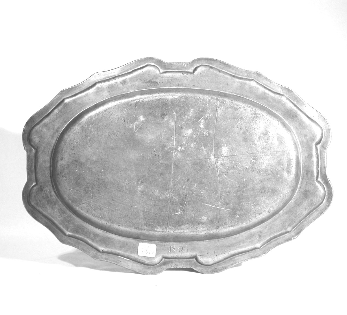 PAIRE DE PLATS EN ETAIN - CLERMONT-FERRAND et LYON, XVIII ème s-photo-1