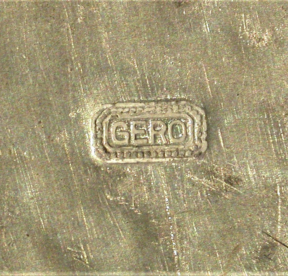 PRÉSENTOIR "ART DECO" EN ETAIN  - PAYS-BAS, CIRCA 1930-photo-1