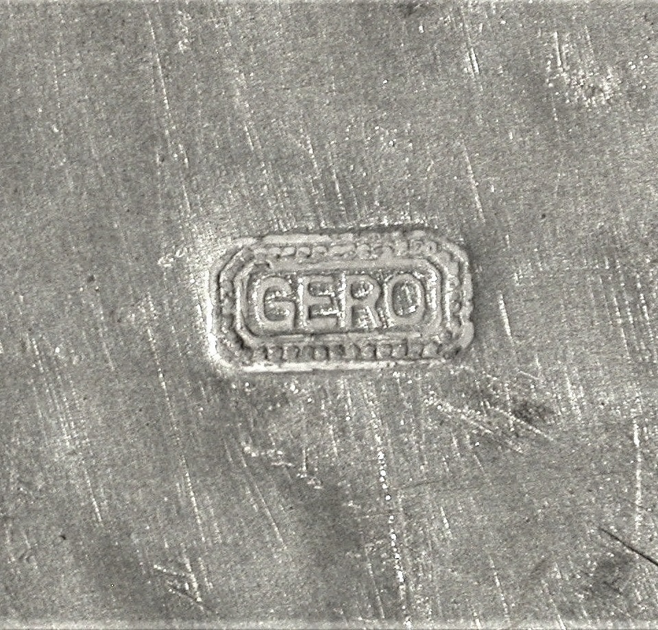 PRÉSENTOIR "ART DECO" EN ETAIN  - PAYS-BAS, CIRCA 1930-photo-1