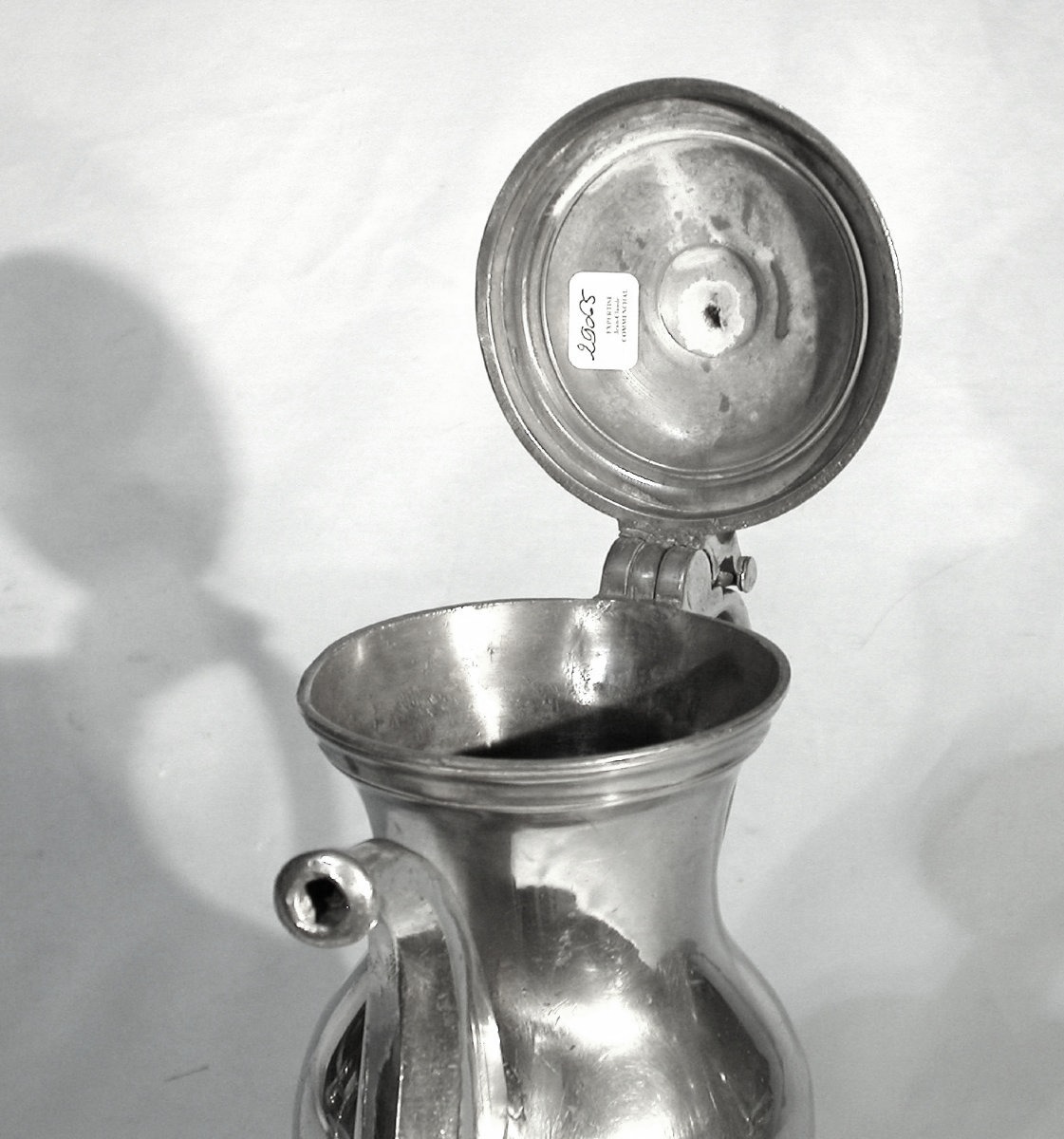 Pewter Oil Jug - Lyon, 19th Century-photo-4