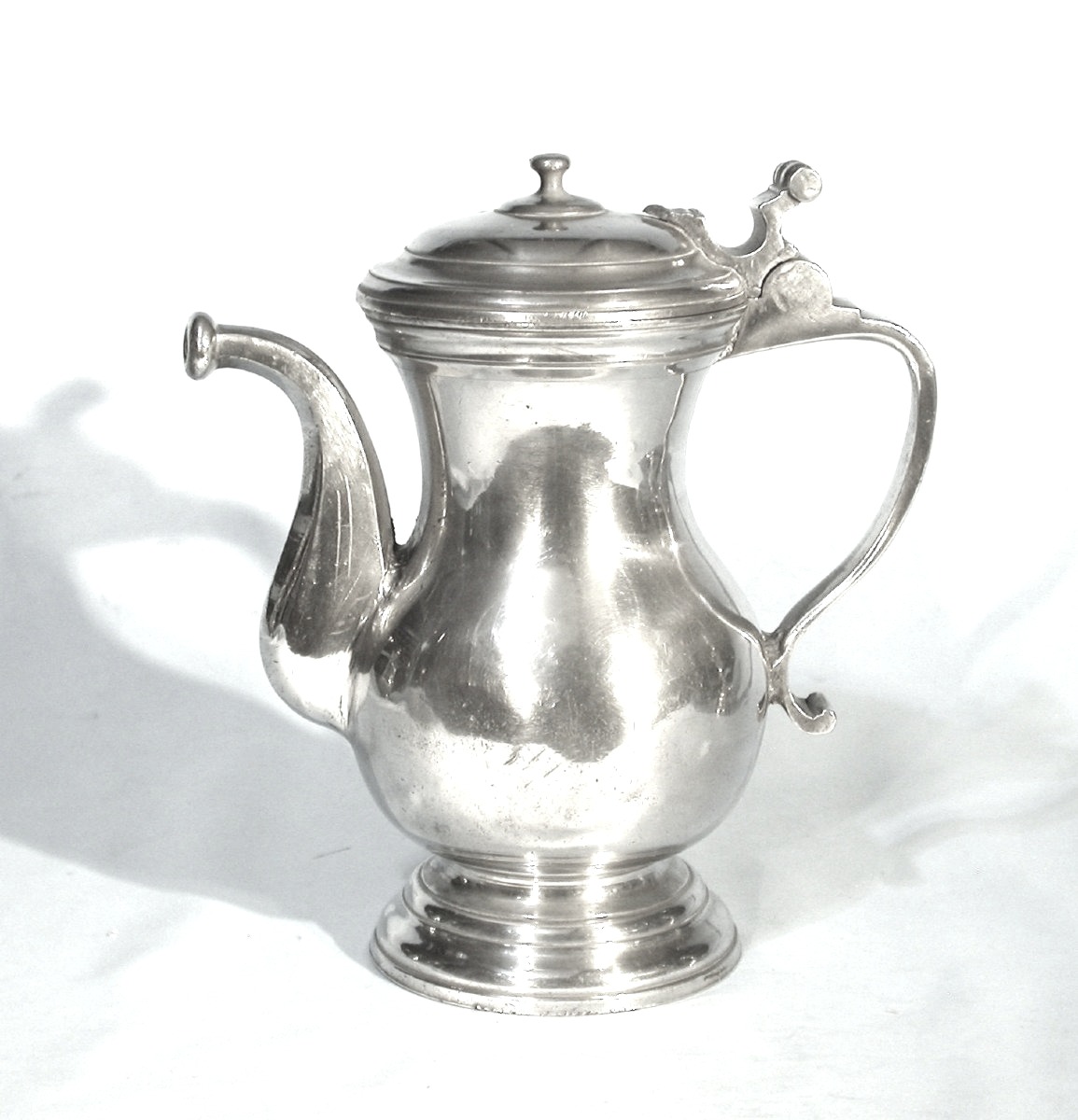 Pewter Oil Jug - Lyon, 19th Century-photo-5