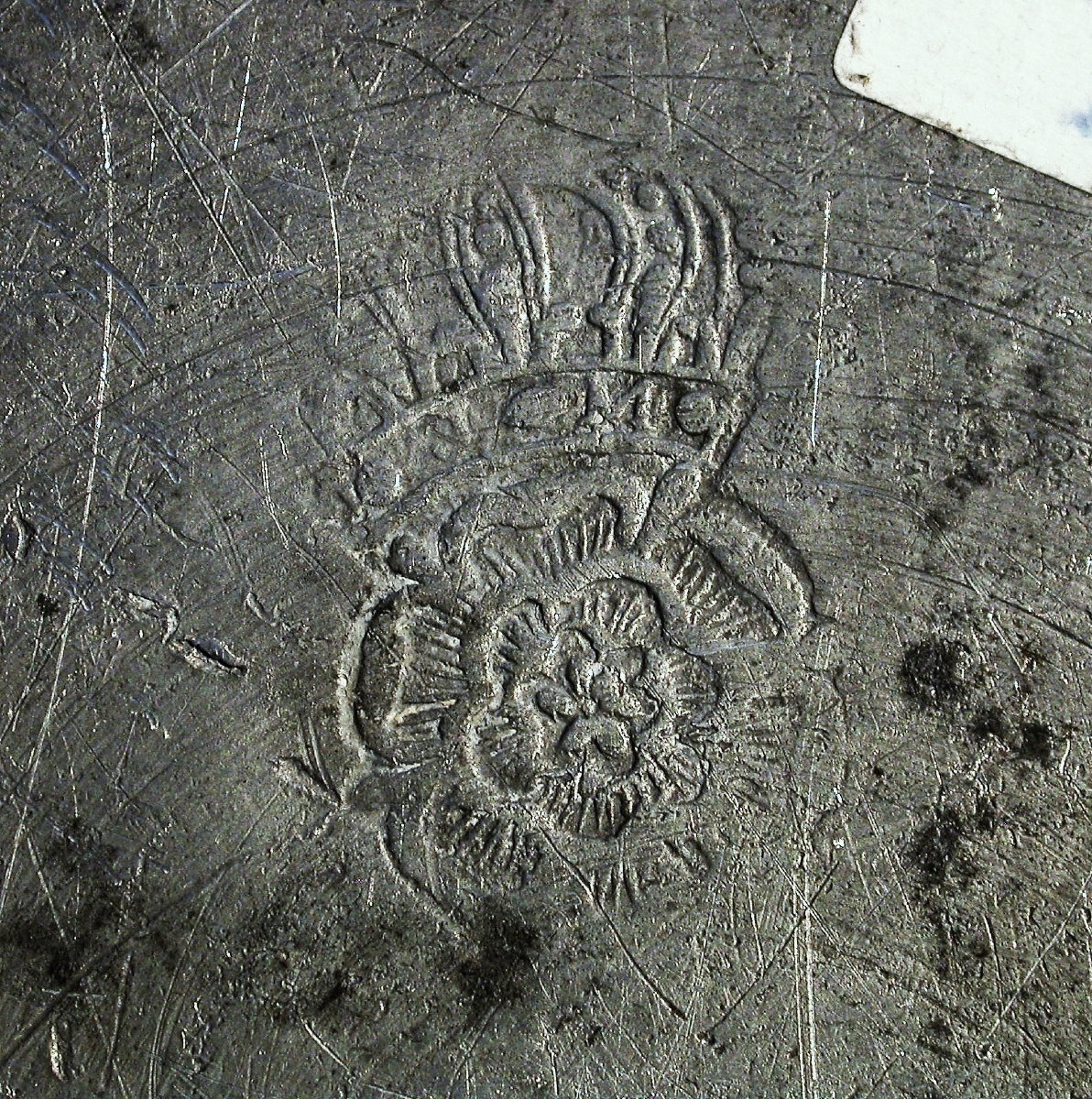 Deep Tin Dish - Leuven, Mid-19th Century-photo-4