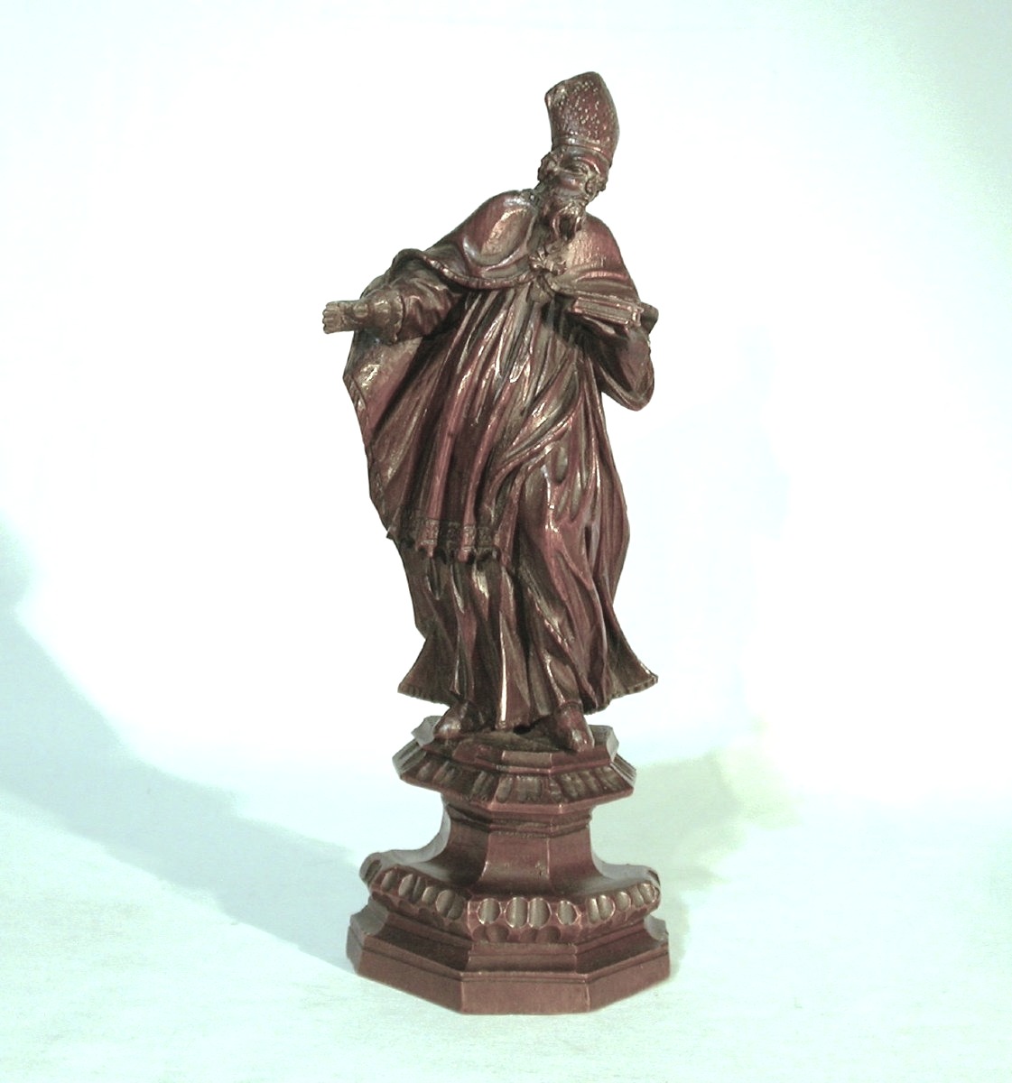 Two Bishops In Carved Wood - Lorraine, Circa 1700 -photo-4