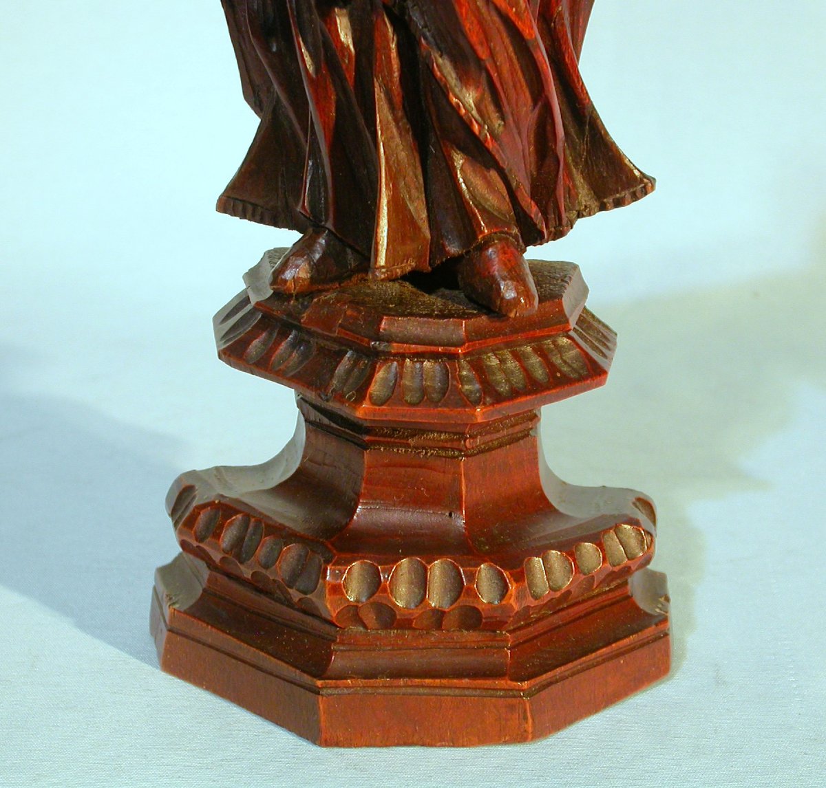 Two Bishops In Carved Wood - Lorraine, Circa 1700 -photo-4