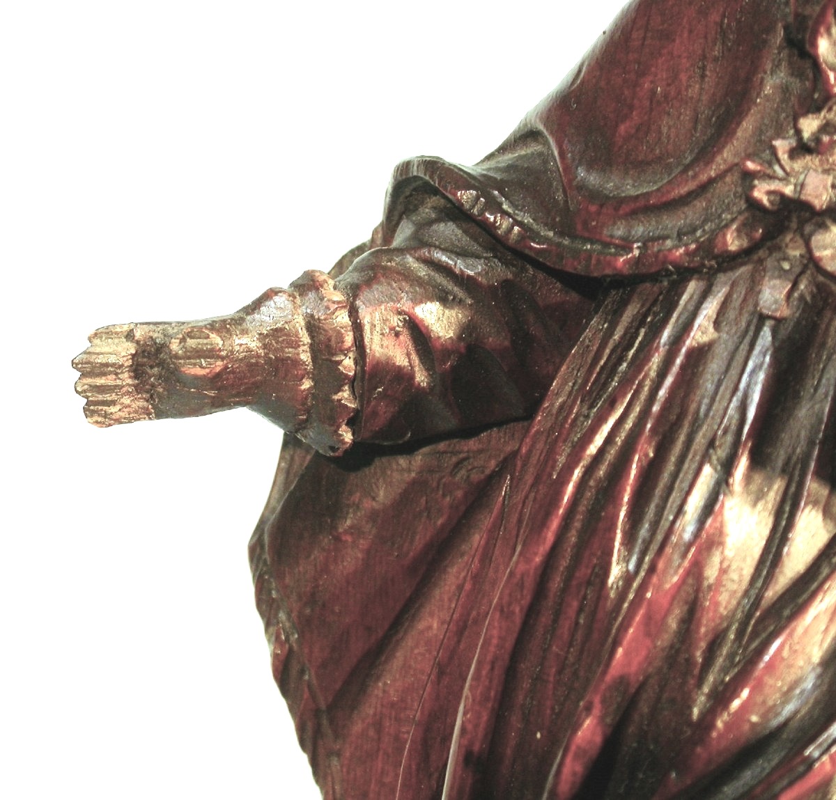 Two Bishops In Carved Wood - Lorraine, Circa 1700 -photo-2