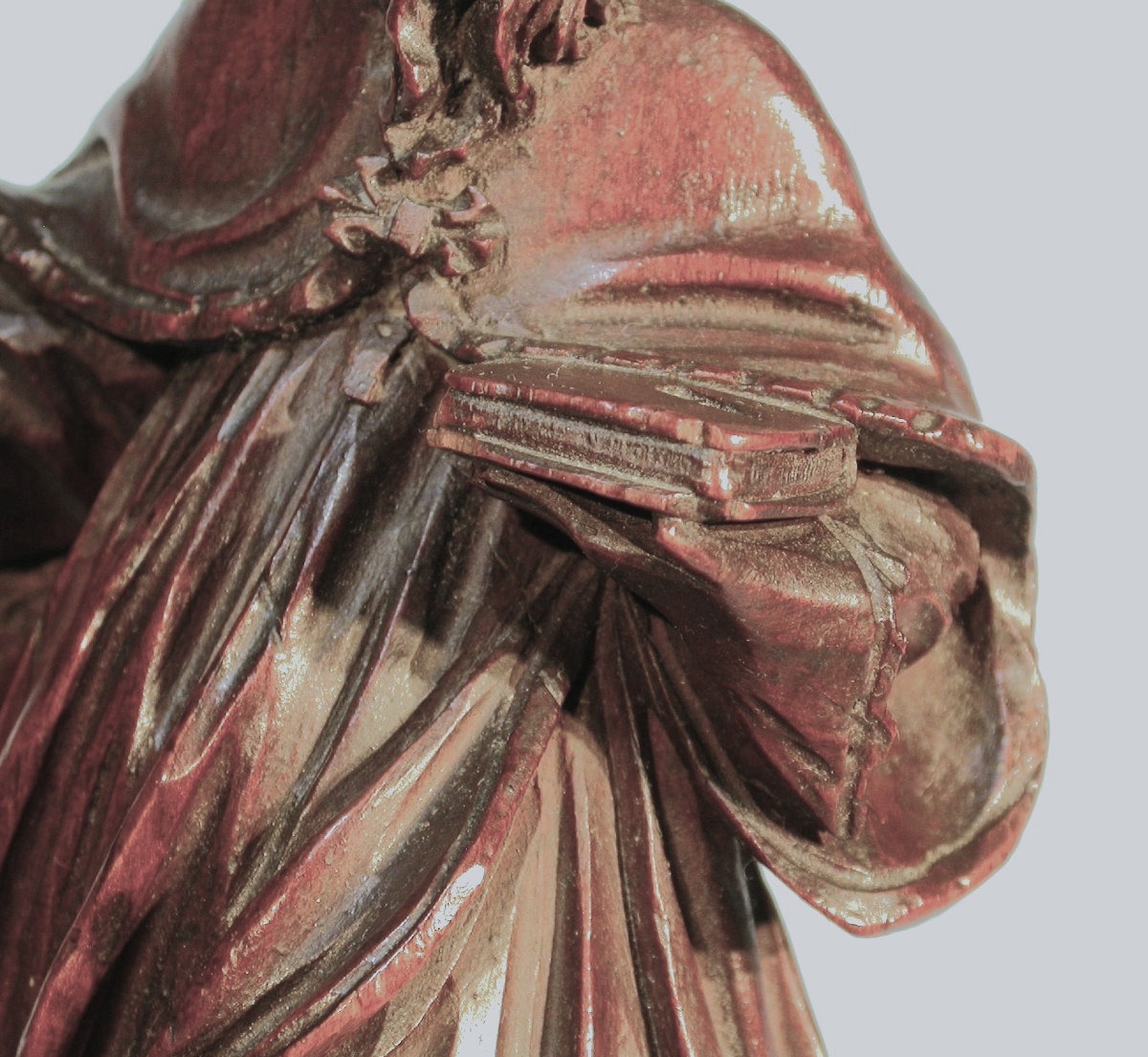 Two Bishops In Carved Wood - Lorraine, Circa 1700 -photo-3