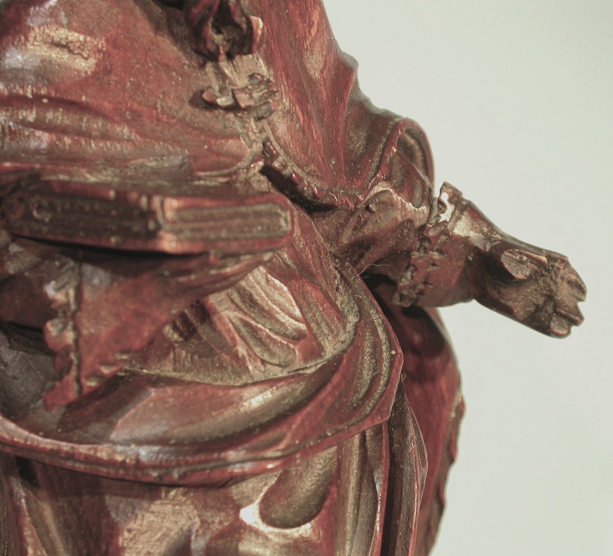 Two Bishops In Carved Wood - Lorraine, Circa 1700 -photo-6
