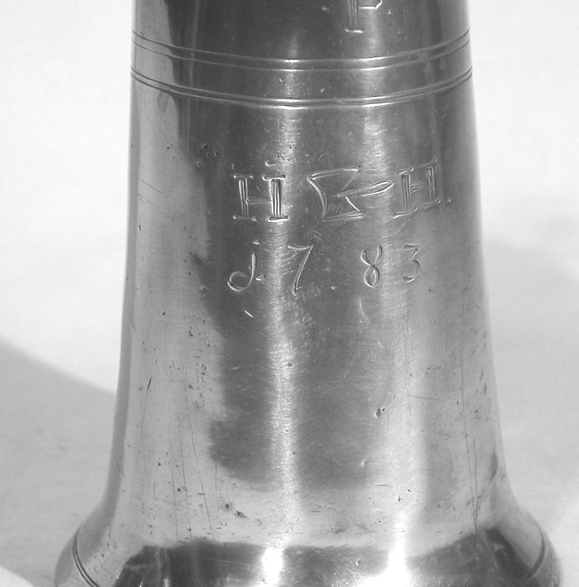 Pewter Wine Pitcher - Alsace Or Switzerland (?), 18th Century-photo-2
