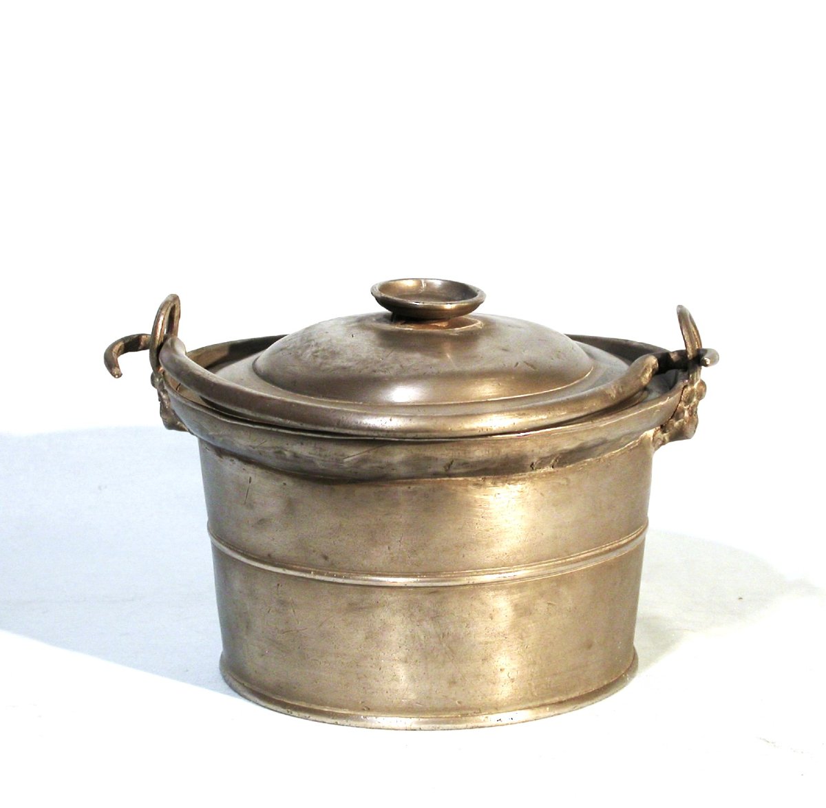 Pewter Dinner Carrier - Clamecy (burgundy), Mid-19th Century-photo-2