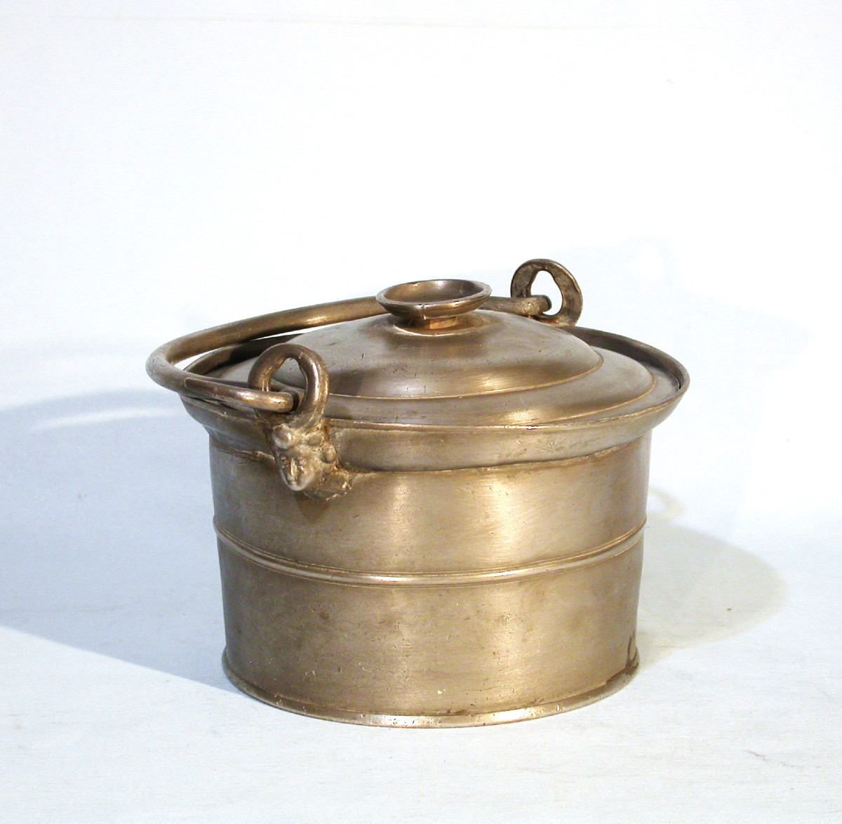 Pewter Dinner Carrier - Clamecy (burgundy), Mid-19th Century