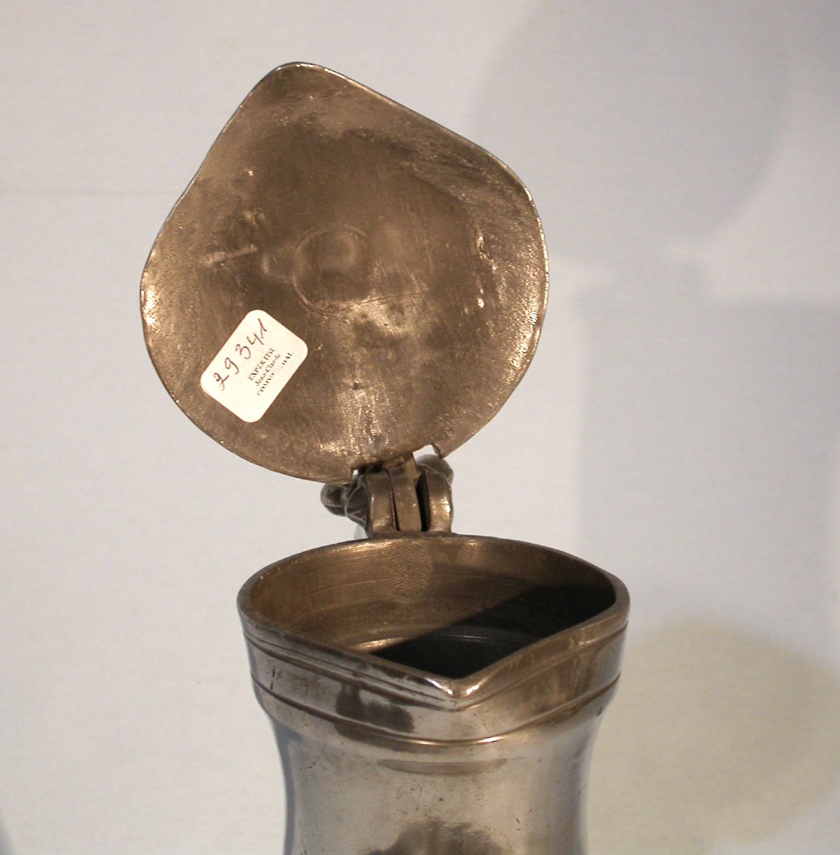 Beautiful And Rare Pewter Pitcher - Bayeux (lower Normandy), 18th Century-photo-1