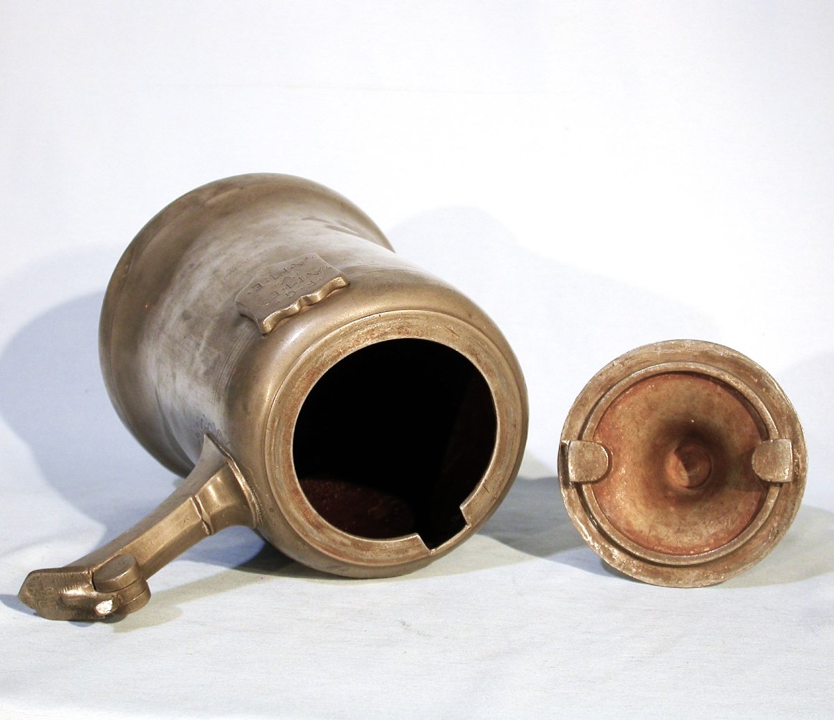 "glockenkanne" - Pewter - Zurich, 18th Century-photo-3
