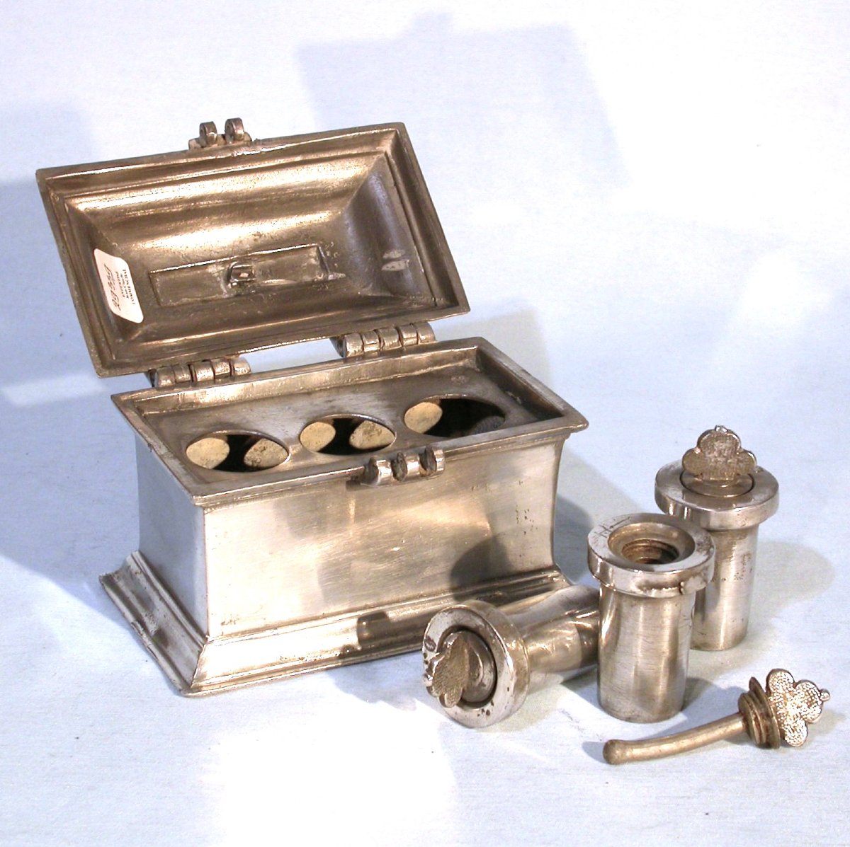 Pewter Liturgical Box - Paris, Circa 1800-photo-4