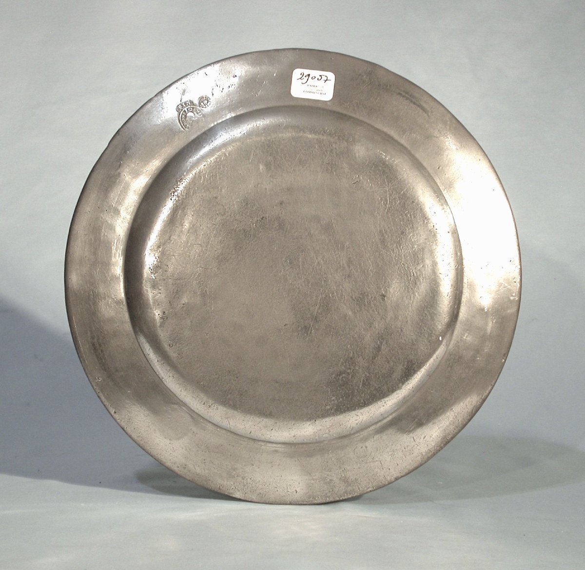RARISSIME ASSIETTE EN ÉTAIN - GRENOBLE,  1702-1706-photo-4