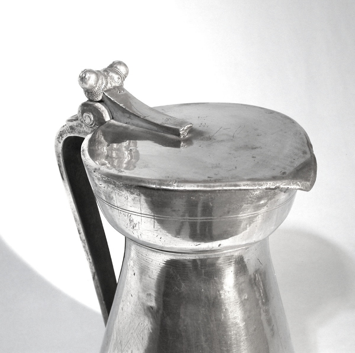 Pewter Wine Pitcher- Lyon, XVII Th C.-photo-2