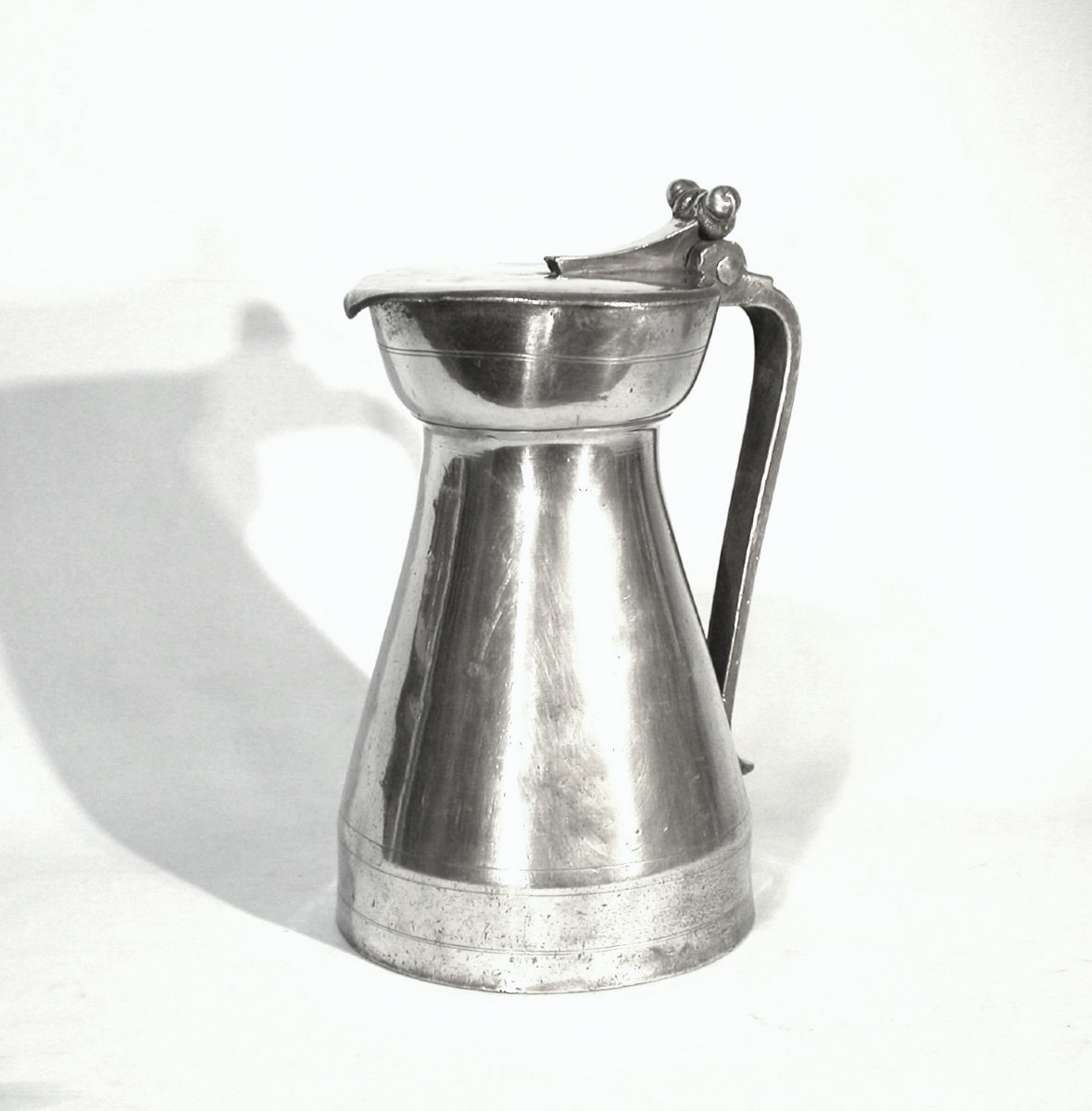 Pewter Wine Pitcher- Lyon, XVII Th C.