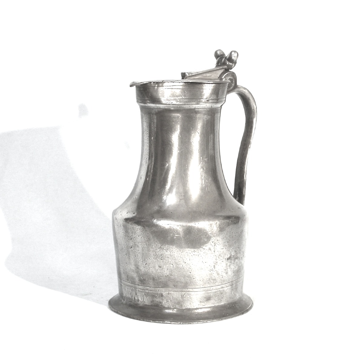 Pewter Wine Pitcher - Caen, Circa 1800-photo-2