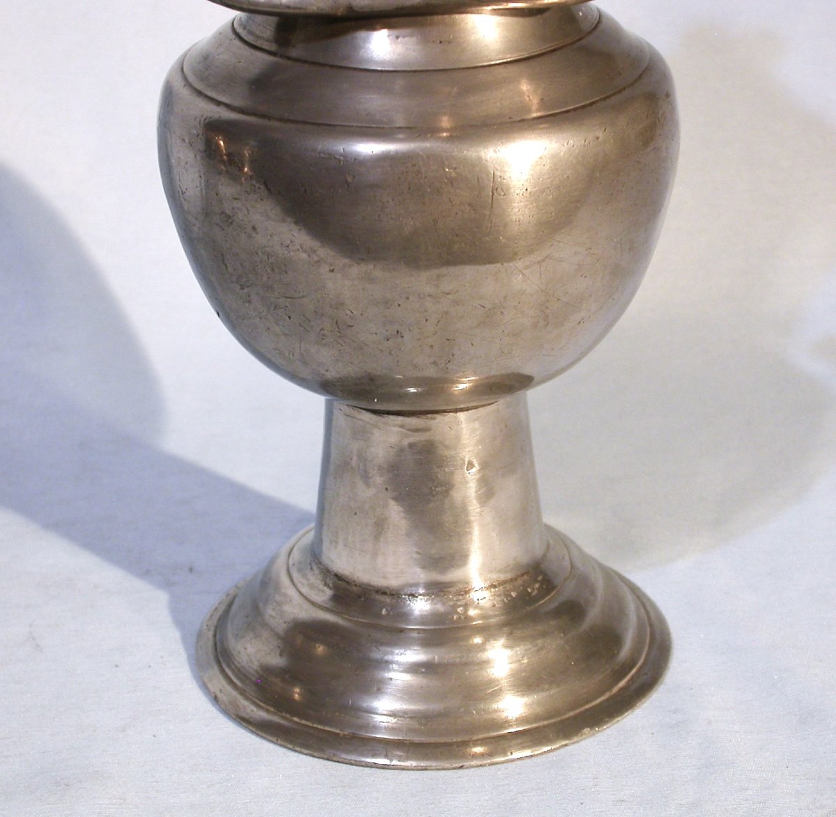 Large Pewter Cimarre - Joinville (champagne), Early 18th Century-photo-2