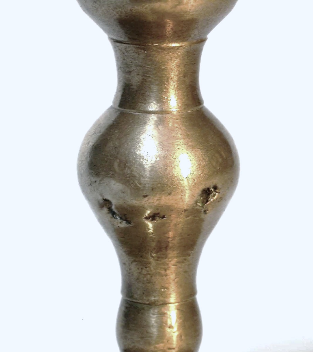 FLAMBEAU EN BRONZE - MOYEN-ORIENT, XVII ème s.-photo-3