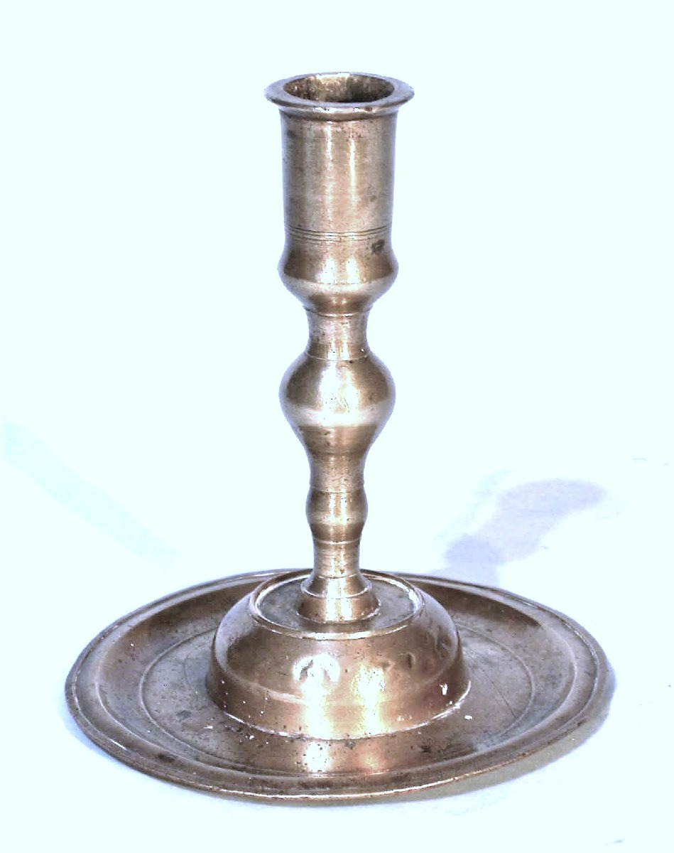 FLAMBEAU EN BRONZE - MOYEN-ORIENT, XVII ème s.-photo-1