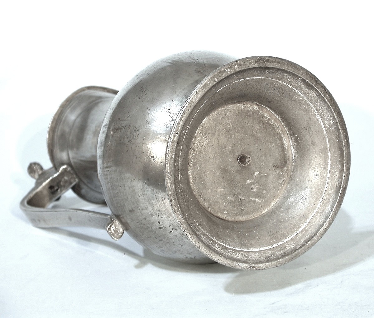 Pewter Wine Pitcher - Besançon, 18th Century.-photo-4