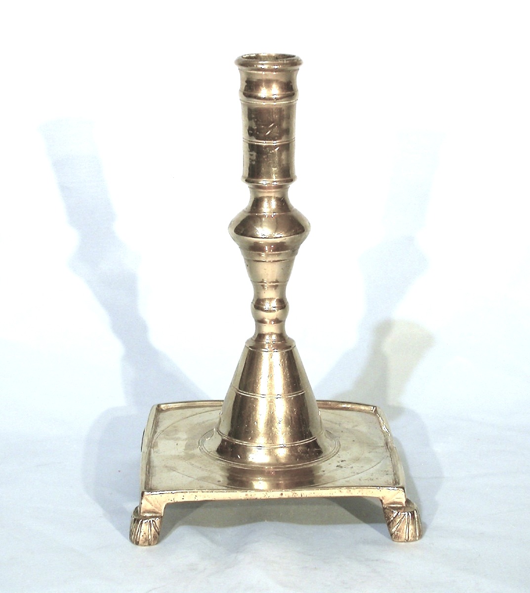 Torch - Brass Candle Holder - Spain, Circa 1700