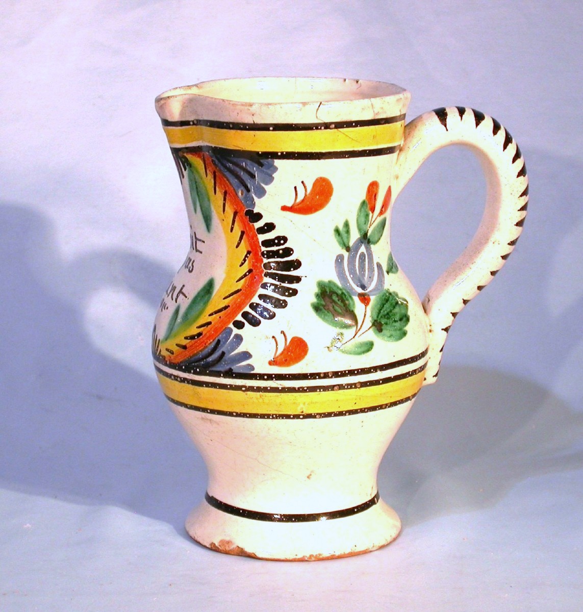 Earthenware Pitcher - Burgundy, 19th Century 
