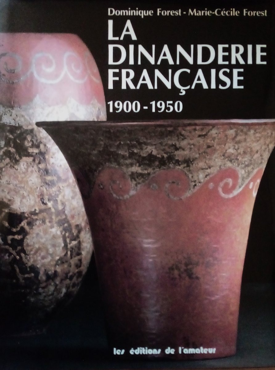 RARE AIGUIÈRE "ART DÉCO" EN ÉTAIN DE MAURICE DAURAT-photo-7