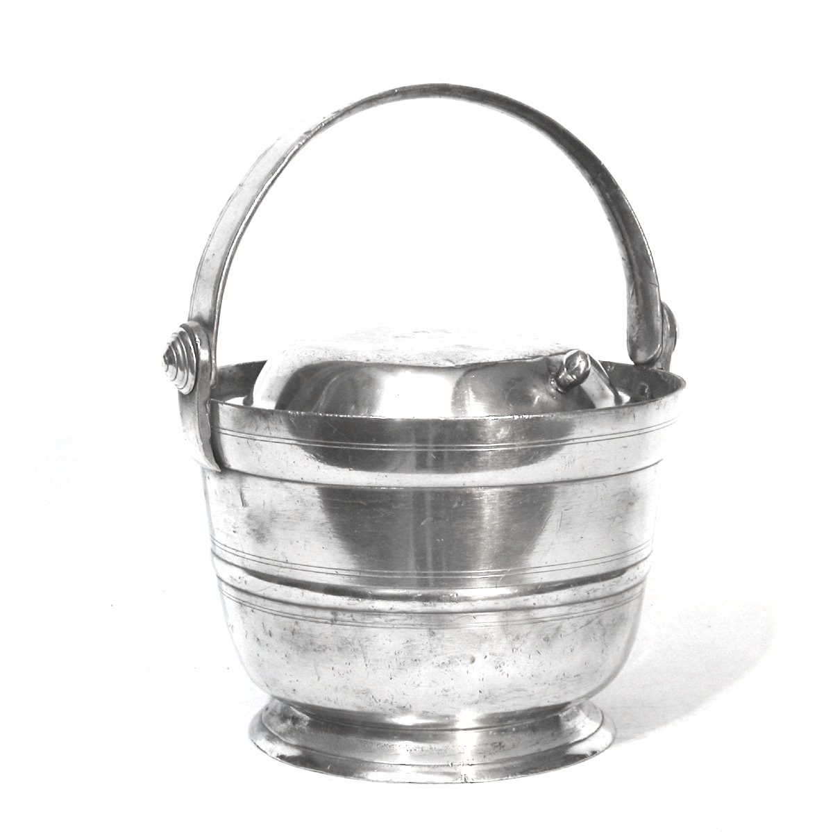 Pewter Dinner Carrier - Anjou, Late 18th Century-photo-2