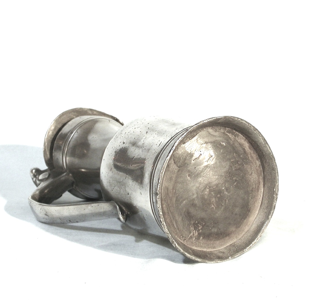 Pewter Wine Pitcher - Dieppe, 18th Century-photo-1