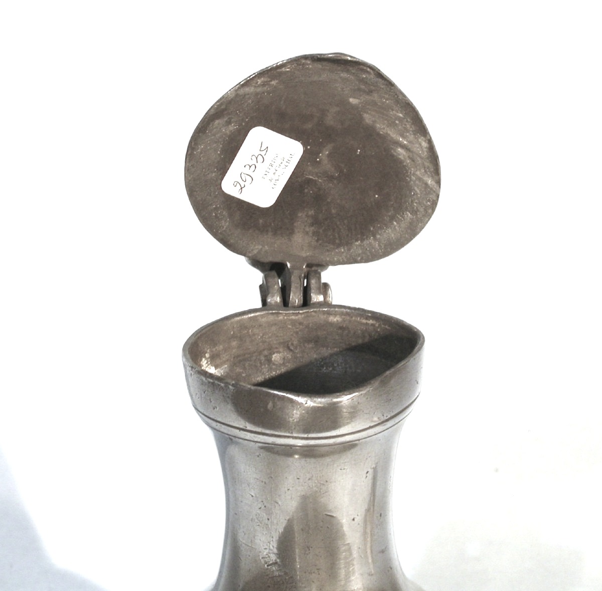 Pewter Wine Pitcher - Dieppe, 18th Century-photo-2