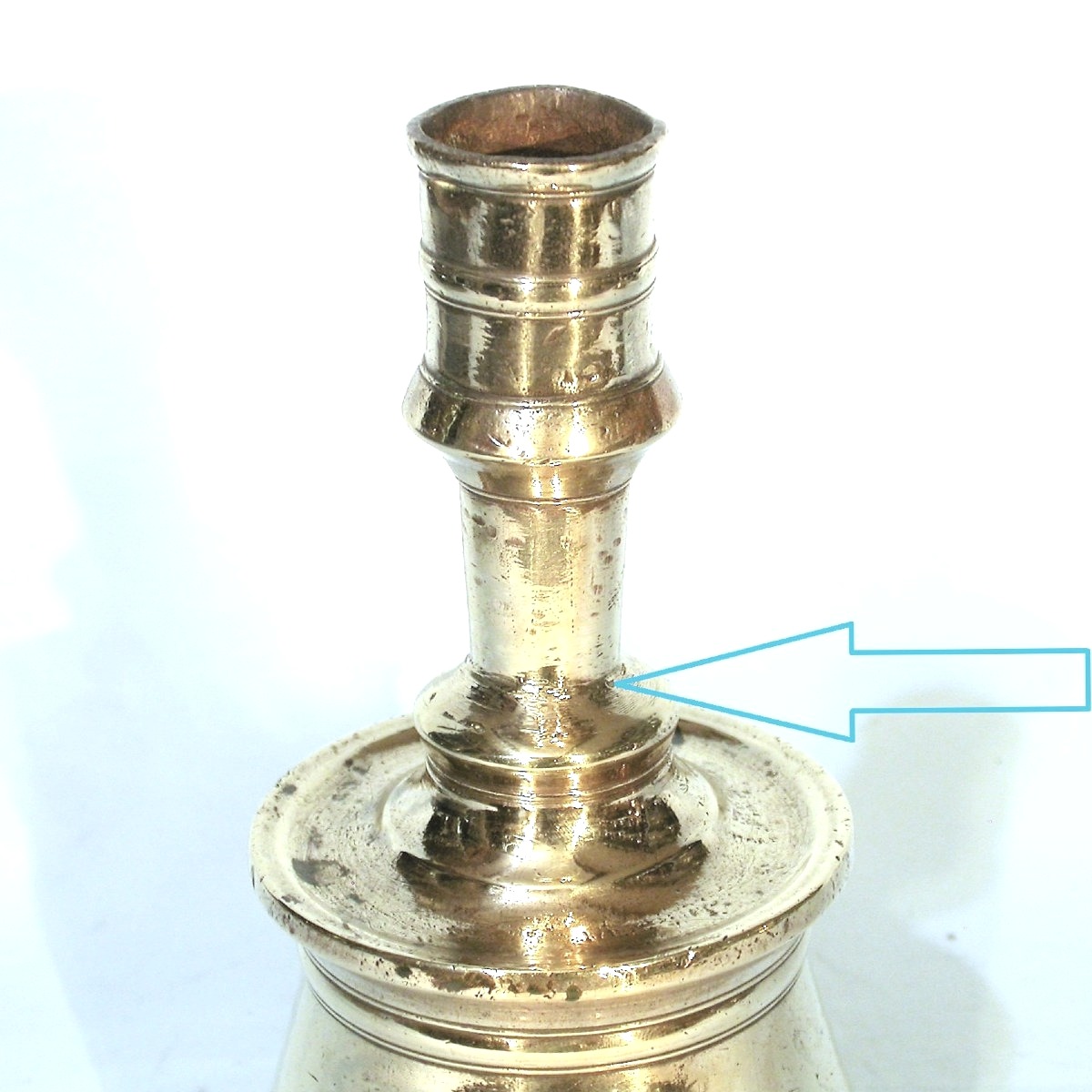 Ottoman Brass Torch - Circa 1700-photo-2