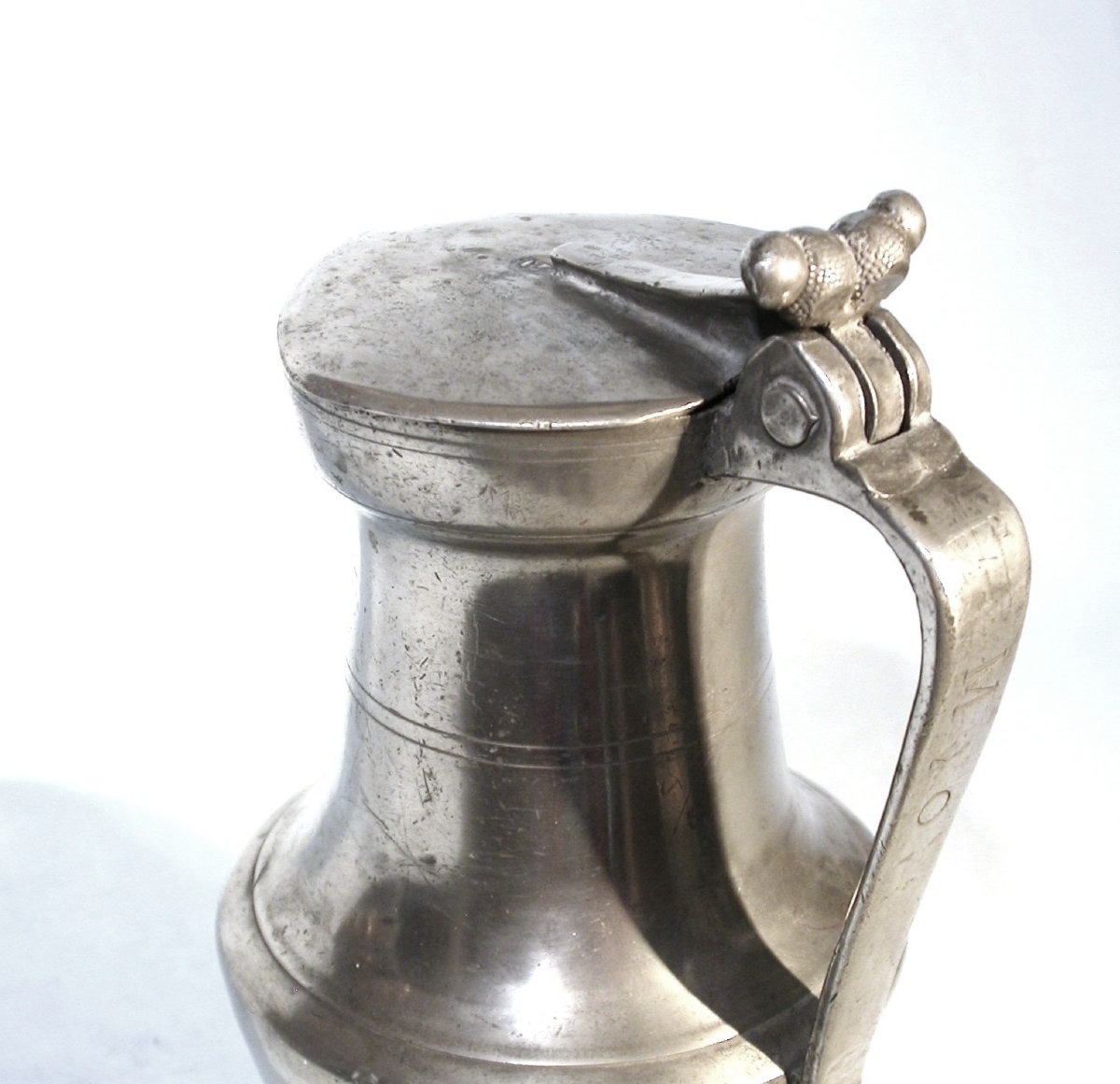 Pewter Wine Pitcher - Bordeaux, Circa 1700-photo-3