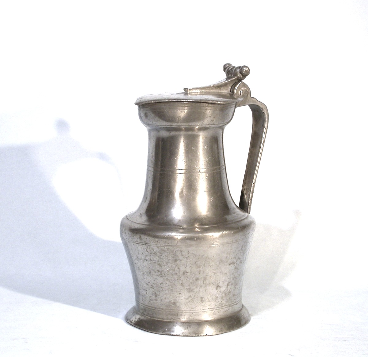 Pewter Wine Pitcher - Bordeaux, Circa 1700-photo-5