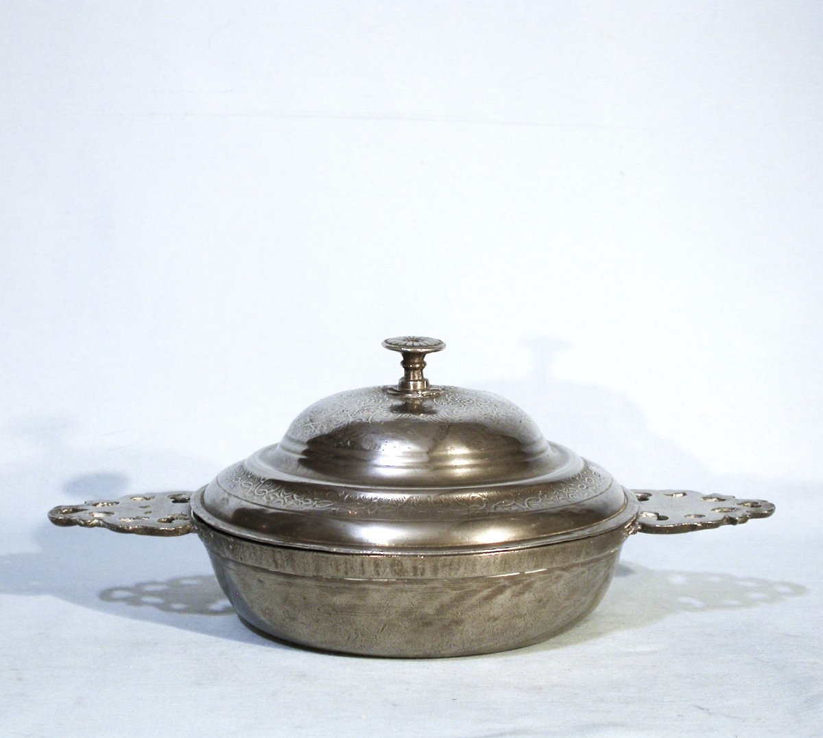 Pewter Bowl - Rouen (?), 18th Century-photo-4