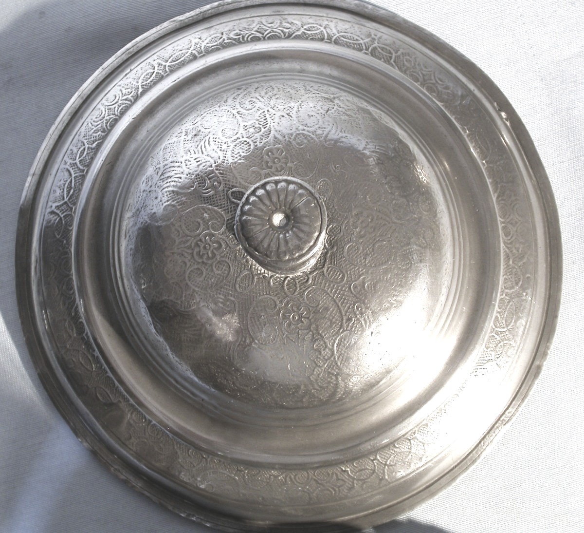 Pewter Bowl - Rouen (?), 18th Century-photo-2