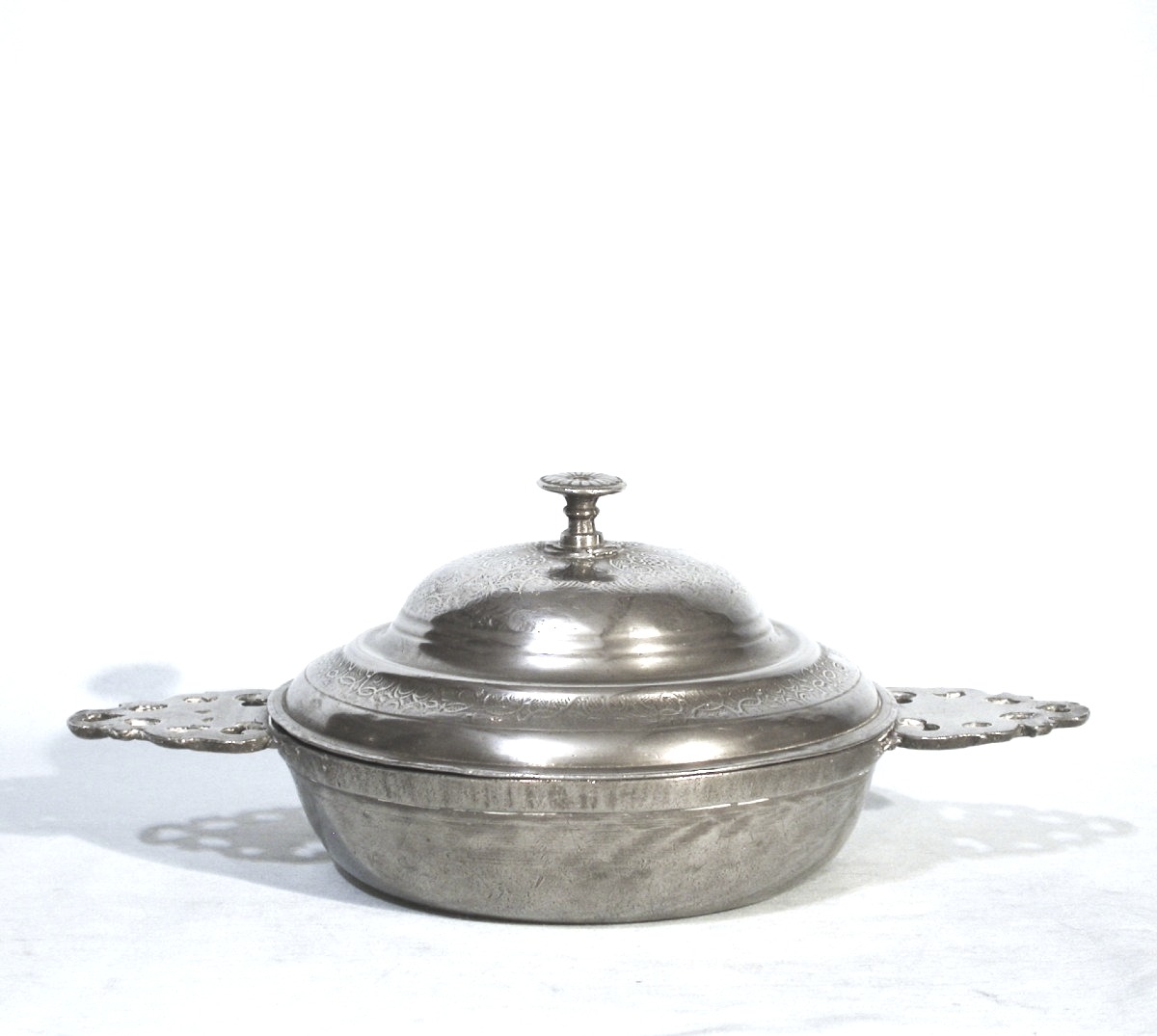 Pewter Bowl - Rouen (?), 18th Century-photo-4