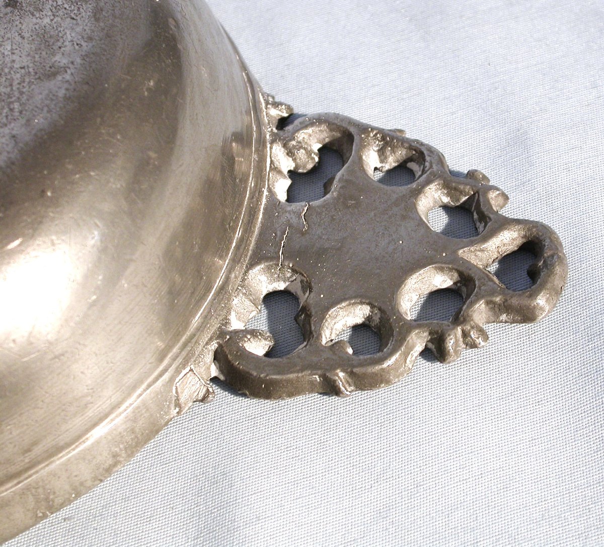 Pewter Bowl - Rouen (?), 18th Century-photo-3