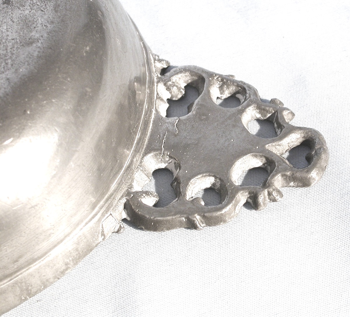 Pewter Bowl - Rouen (?), 18th Century-photo-3