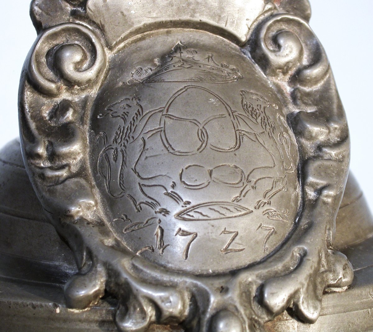 Very Large Pewter Corporate Mug - Bamberg (germany), 17th Century-photo-4