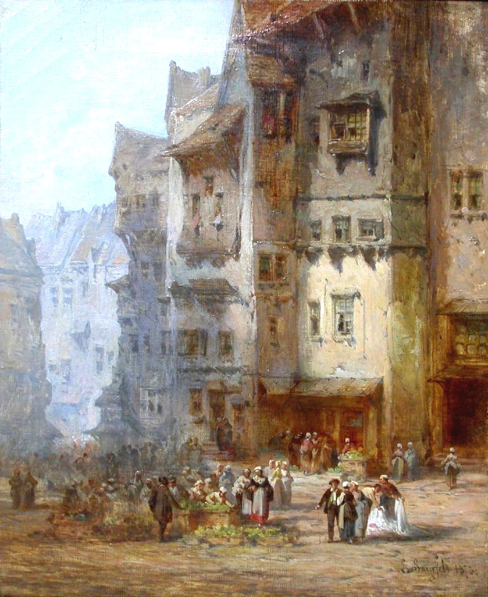 Painting - Oil On Canevas By Leonard Saurfelt