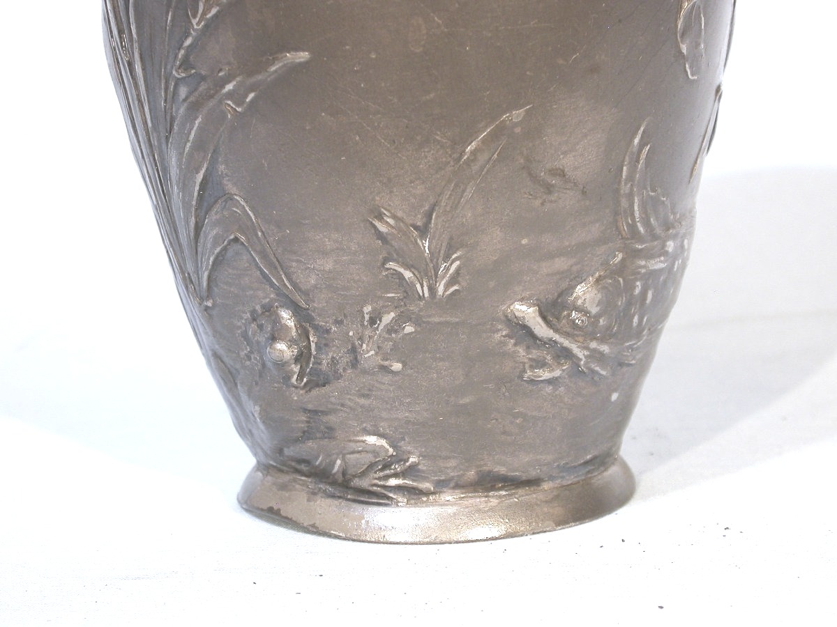 PICHET "ART NOUVEAU" EN MÉTAL ARGENTÉ  DE WMFB-photo-4