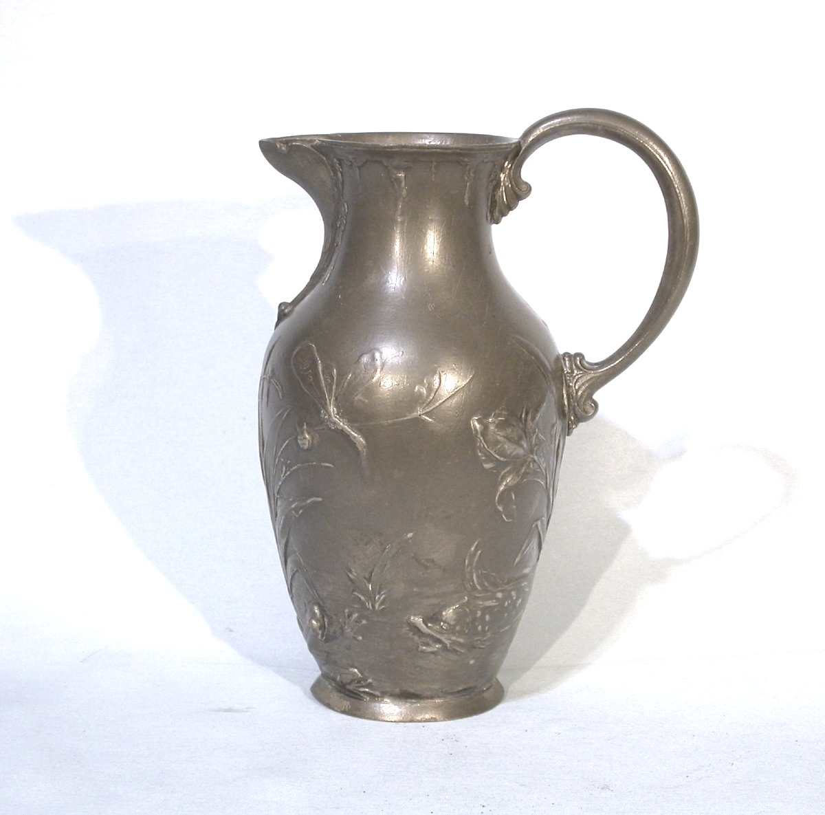 PICHET "ART NOUVEAU" EN MÉTAL ARGENTÉ  DE WMFB-photo-4
