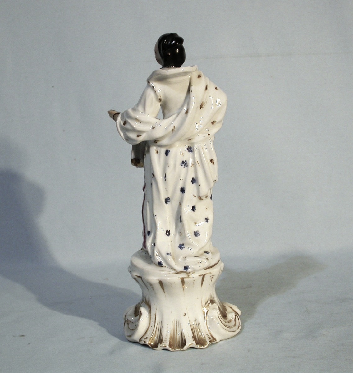 GROUPE EN PORCELAINE - LE JOUEUR DE CORNEMUSE XIX ème s-photo-1