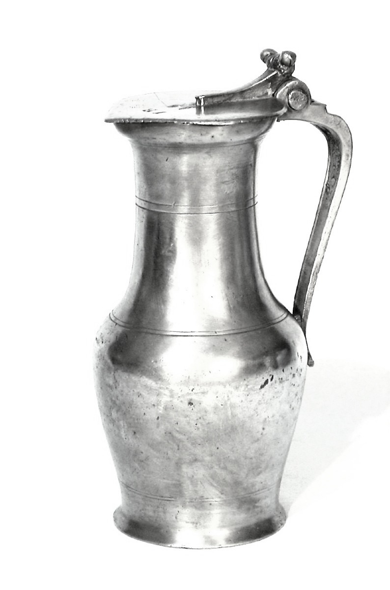 Pewter Wine Pitcher - Essoyes, 18th Century