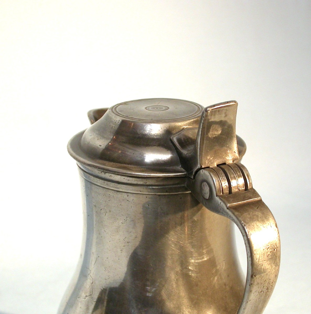 Pewter Wine Pitcher - Lille, Circa 1820-photo-3