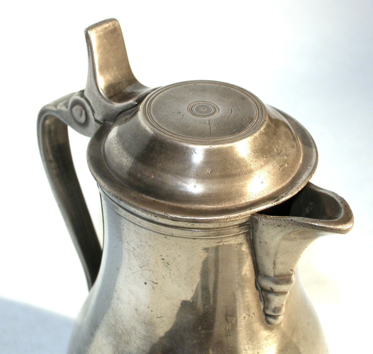 Pewter Wine Pitcher - Lille, Circa 1820-photo-4
