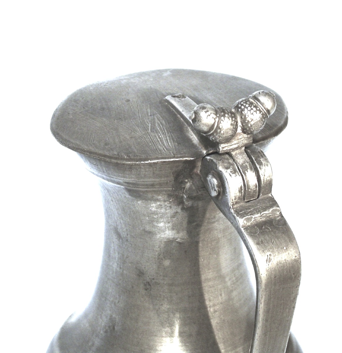 Pewter Wine Pitcher - Lorraine, Circa 1700-photo-3