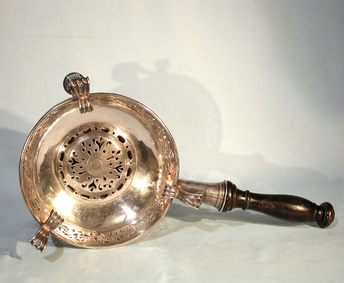 RÉCHAUD EN MÉTAL ARGENTÉ, FRANCE, CIRCA 1900-photo-2