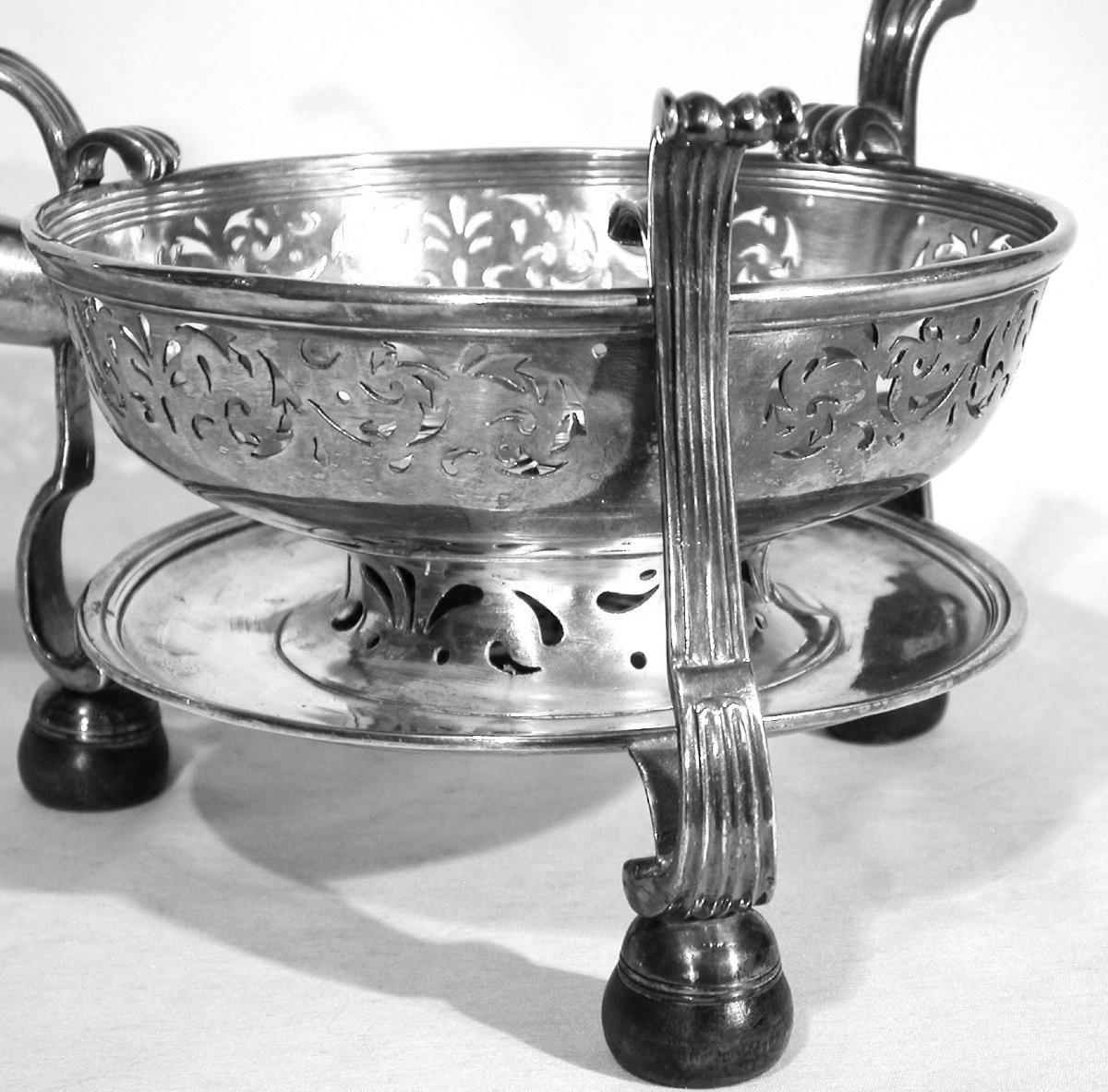 Silver-plated Stove, France, Circa 1900-photo-1